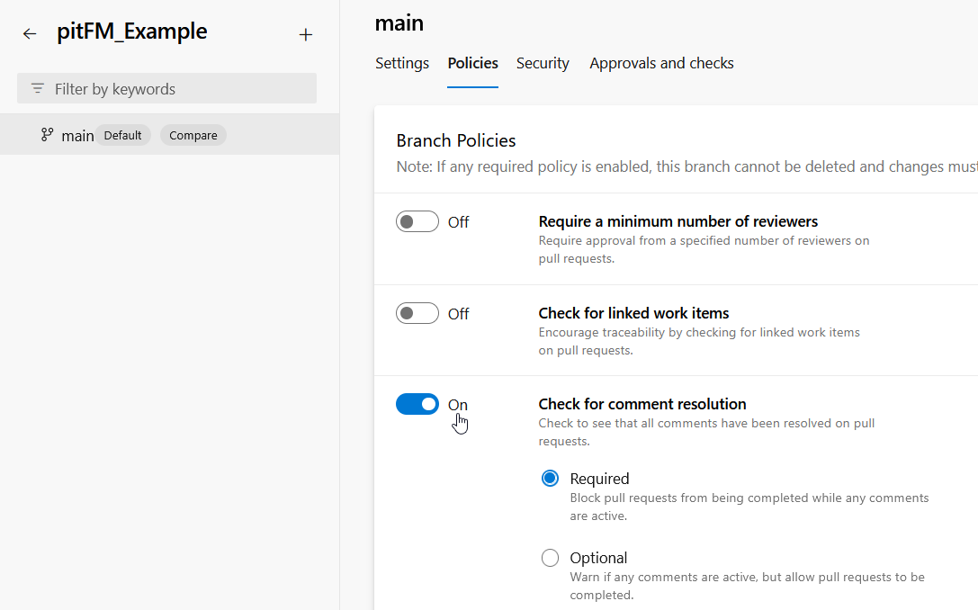Neue validation policy definieren #2 Neue validation policy definieren #2