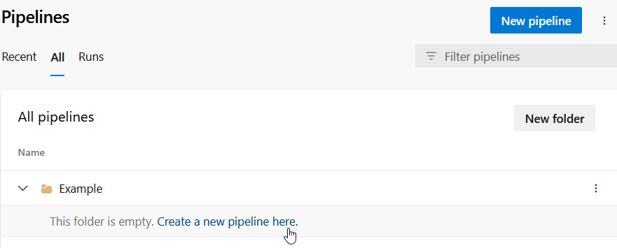 Neue Pipeline erstellen #0 Neue Pipeline erstellen #0