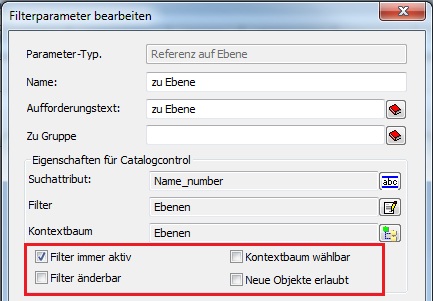 Flags für Referenzfilterparameter