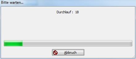 Fortschrittsdialog für Klassenformeln