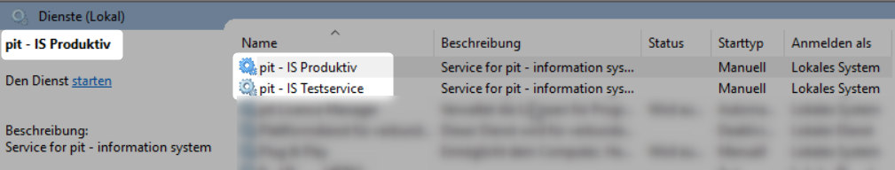 IS-Service Anzeigename