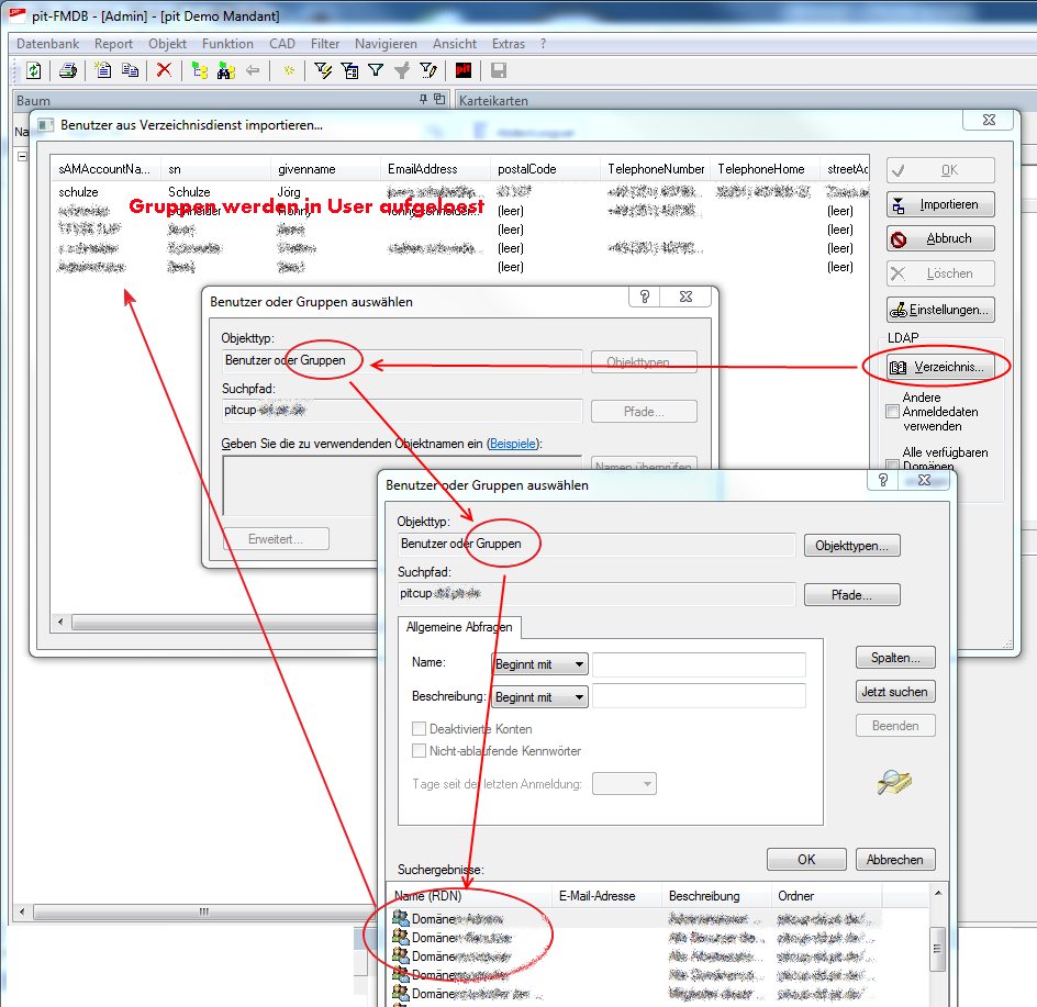 LDAP-Import auch für Gruppen